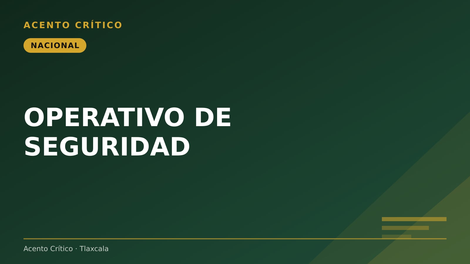 Operativo federal golpea célula criminal en los límites de Tlaxcala y Puebla